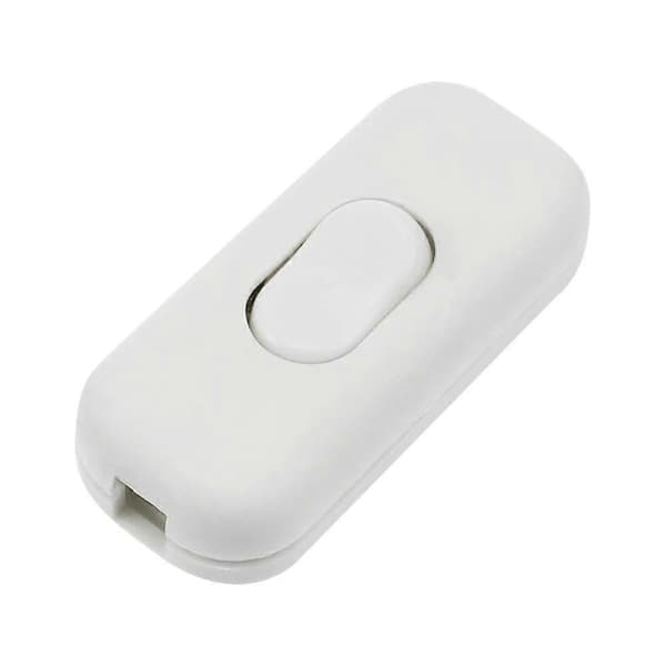Afbryder til lampe 250 V, hvid