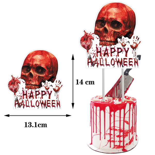 Party Broken Hands Banner Halloween Horror Dekor Ballonsæt