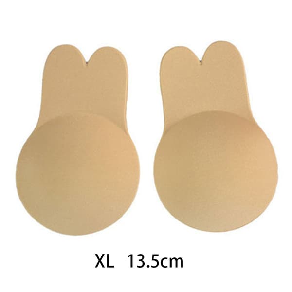 Selvklæbende BH Uden Stropper Komfortabel Holdbar Beige S/M 9.5cm