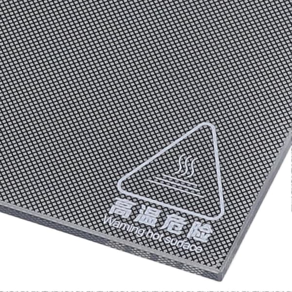 3D-skrivare byggplatta stark vidhäftning stabil värmebeständighet 3D-skrivare utskriftsbädd för Anet E12 E16