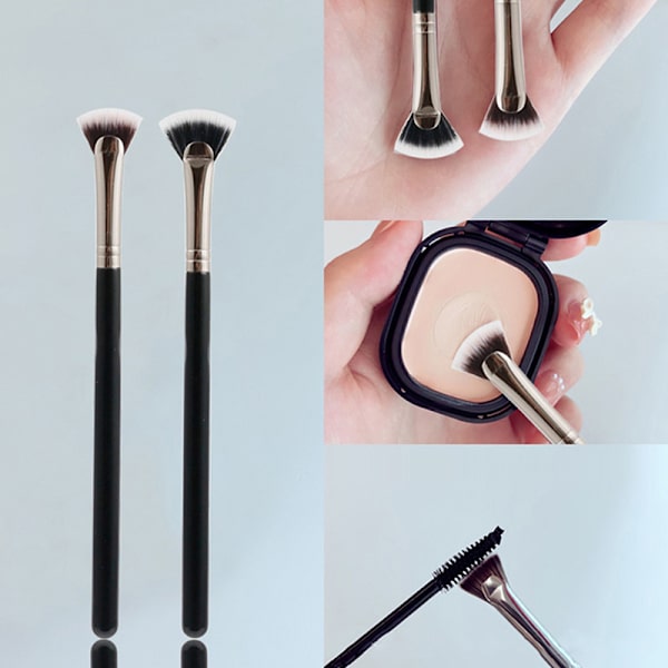 1 ST Fan Mascara Brush Fan Makeup Borste för Fransar Ögonfrans Brus A2