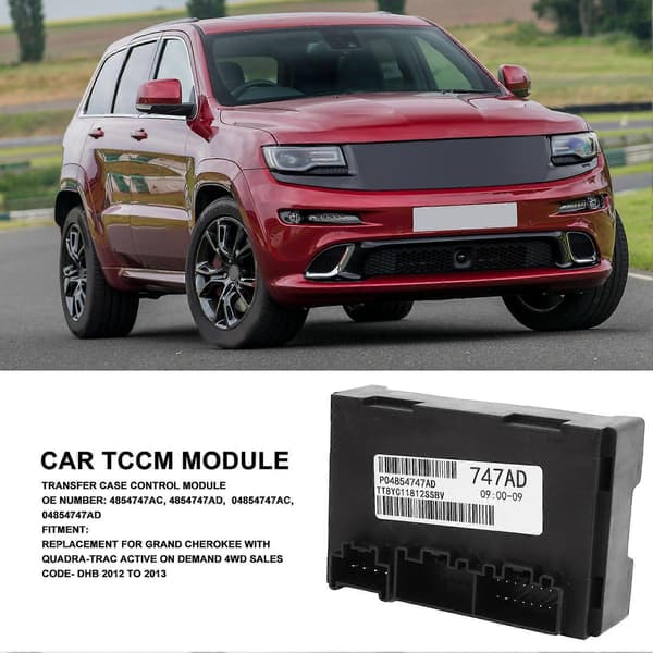 Overføringskasse Kontrollmodul 4854747AC TCCM Enhet Erstatning for GRAND CHEROKEE 2012 til 2013