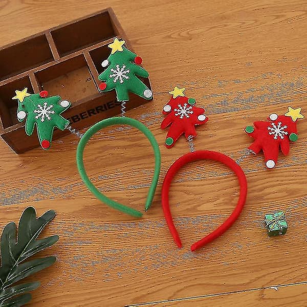 2-Pack Christmas Reindeer Antlers Tiara