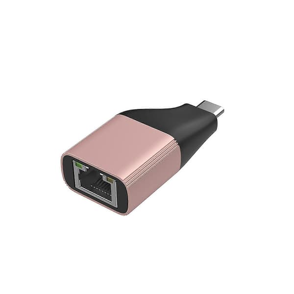 Netværksadapter 4K60Hz 1000 Mbps Bærbart Radian Design Stabil Transmission Kompakt USB C til RJ45 Gigabit Ethernet-adapter