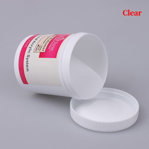 120ml Polymer Akrylpulver Hvid/Rosa/Klar Til Negle TIPS Transparent