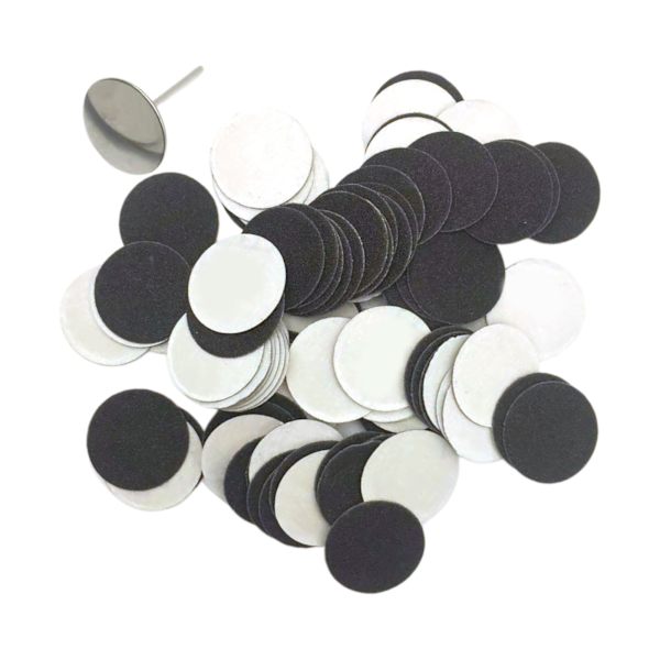 1/2/3/5 Sähköisen jalkaraspin vaihtotyynyt tehokas ja 25mm 150Grit 100 pcs 1 Pc