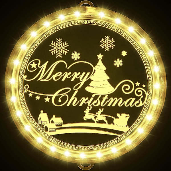 1 st (god jul) Juldekorativa fönsterljus, bakgrund