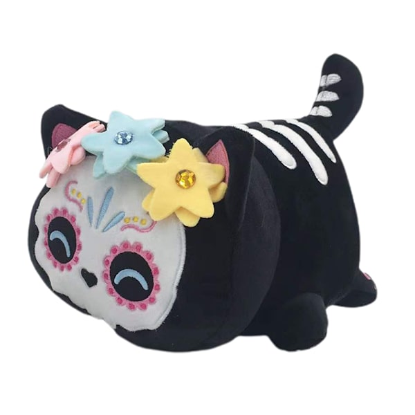 Söt kattdocka plyschleksakkaraktär Plyschar Mjuk slängkudde Kid fawn Skull Cat