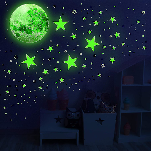 tak Stars Glow In The Dark Barnväggdekor