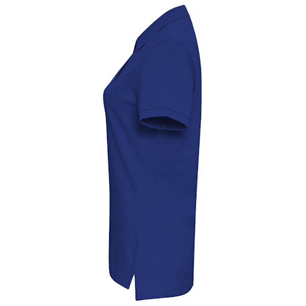 Asquith & Fox Ensfarget kortarmet pikétrøye dame/dame R Royal 2XL