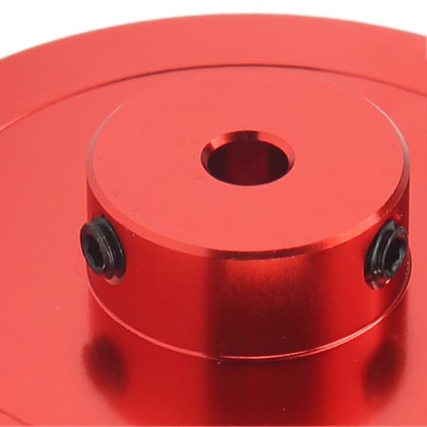 Synkronhjul 80T 5mm GT2 Tandremsskive Legeret Stål til 3D-printer CNC Drejebænk Rød