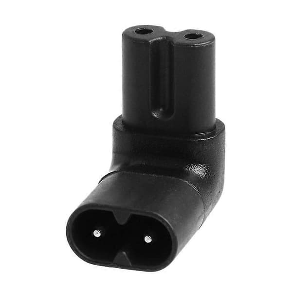 IEC 320 2-nastainen C7 naaras-C8 uros oikeakulmainen AC-virtaliitin