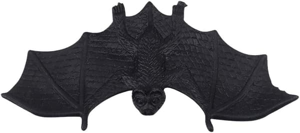 Hemleksaker 1 set 50 st Halloween busleksaker Simulerade plastfladdermus falska fladdermöss (svart)