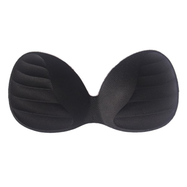 Dam Bikini Vadderade Inlägg Bröst BH Enhancer Push Up Chest I Black 3*105cm