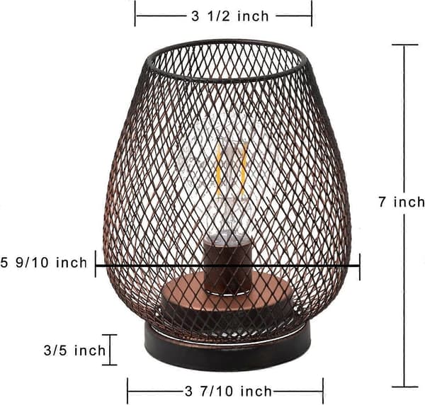 Designer Sengelampe Stabel Bordlamper Metalbur Bordlamper Trådløs Stue Bordlampe Bryllupper Fester Indendørs