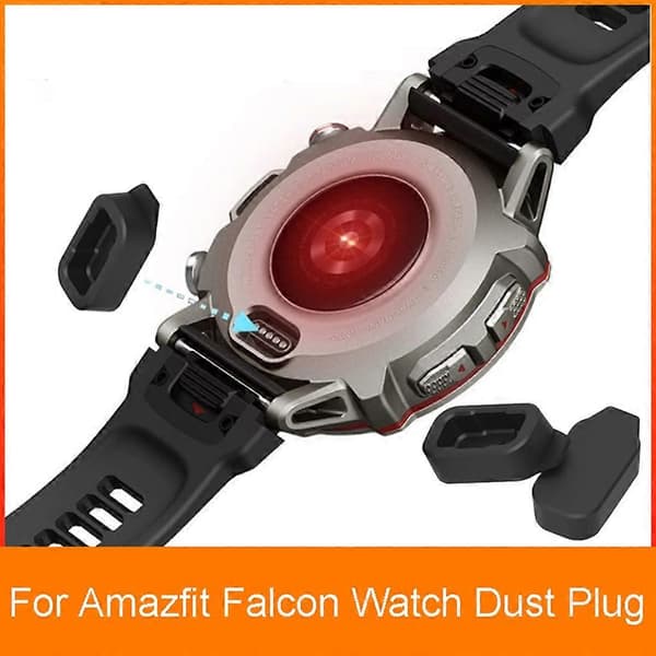 Suojaava pehmeä suojus latausportin pölysuojus Amazfit-Falcon-älykellolle