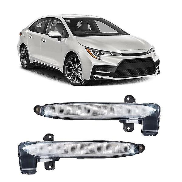 För 2020-2021 Corolla Se Xse Led Driving Dim Light Drl Daytime Running Lamp Set Vänster+höger