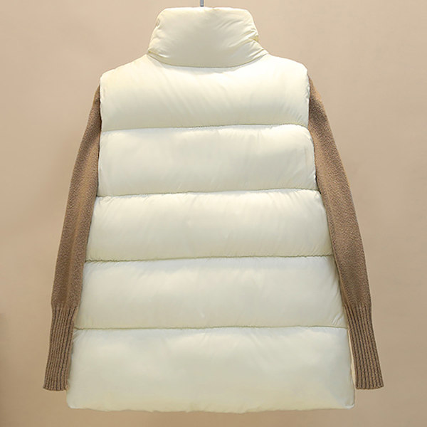 Pojkar Flickor Puffer Dunvästar Toddler Barn Zip Ärmlös jacka blue L