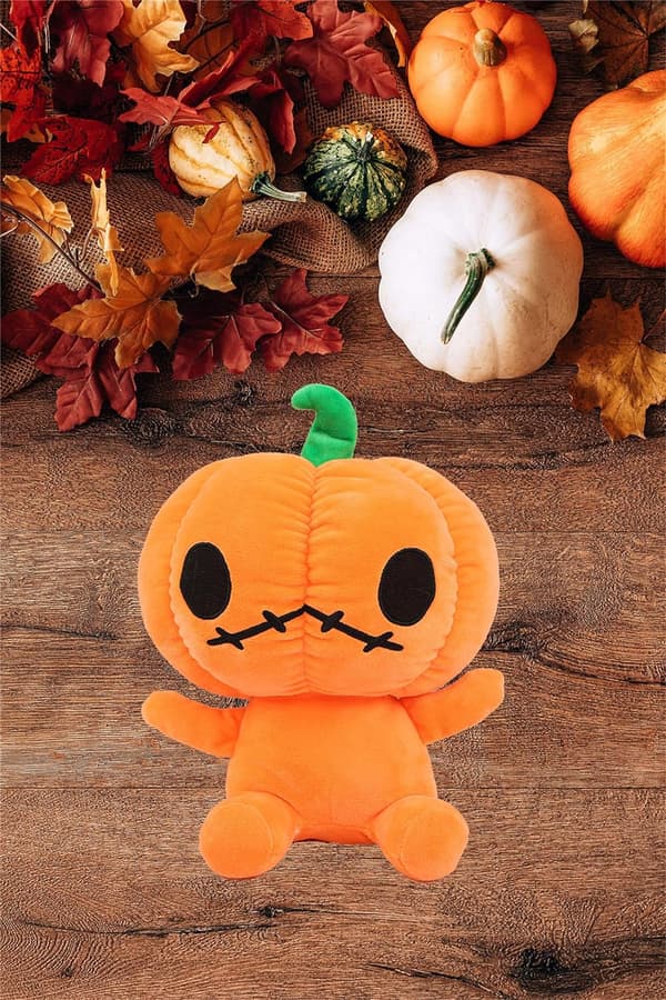 Halloween legetøj plys græskar dekoration