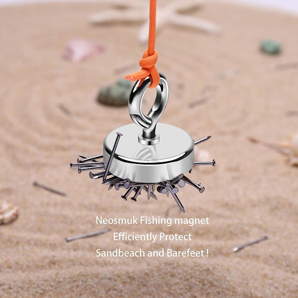 5,1 cm fiskemagnet-136 kg dynamisk fiskemagnet