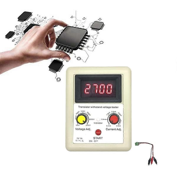 Spenningskapasitet IGBT Transistor Tester MOS Triode Diode LED Spenningskapasitet Tester Tåler Spenning Testverktøy A