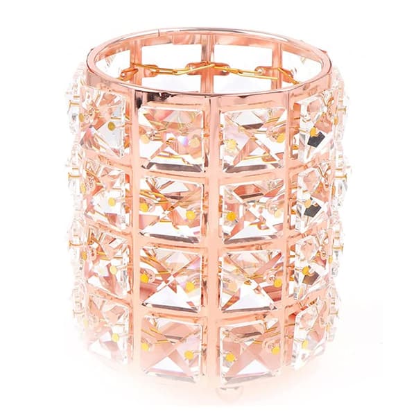Meikkisivellinteline Organizer Golden Crystal Bling