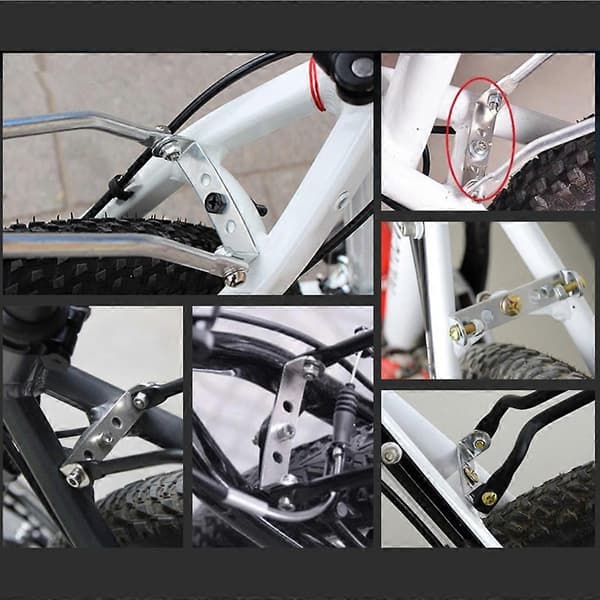Sykkel bakre oppbevaringsbrakettkobling U-formede sykkelstativadapter
