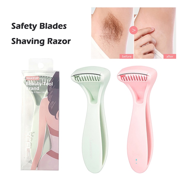 Hårfjerner for kvinner Smertefri barberhøvel Bikini Ben Underarm Kropp Tr Green
