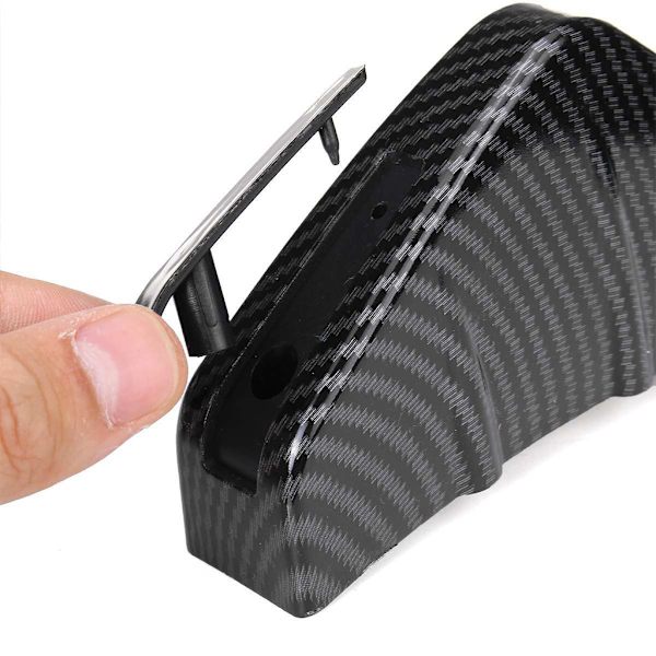 4x Shark Fin Diffuser Protect Cover Universal Car Bakre Bumper Cast Decor Spoiler Water transfer