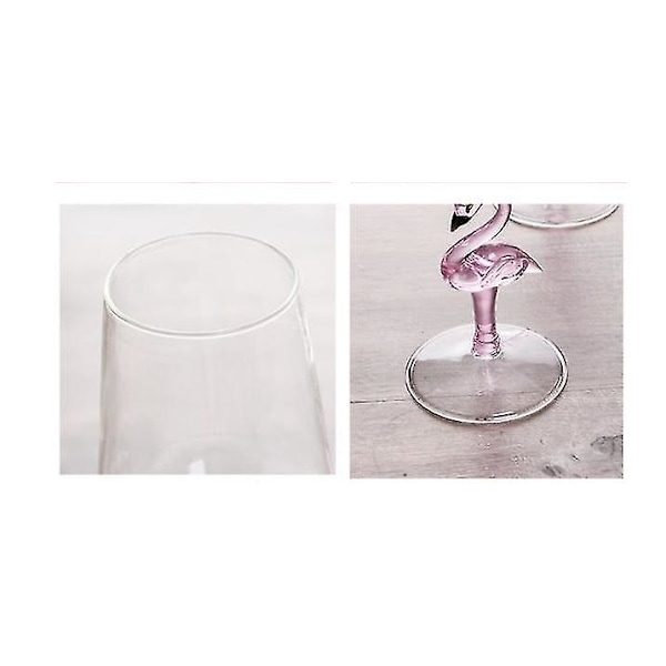 1st 330ml Flamingo Shape Vinglas Hemmabar Restaurang