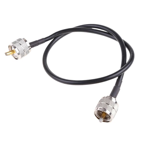 UHF hann PL-259 til UHF hann høyeffekt antennekabel RF koaksialkabeladapter