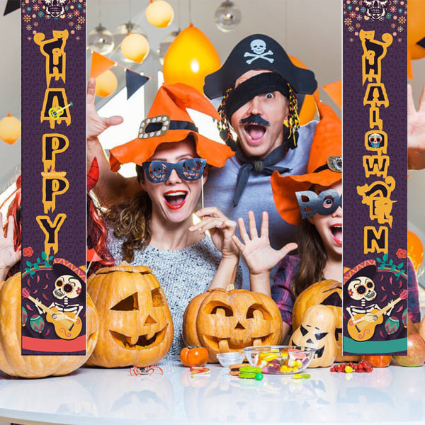 Halloween Dekor, Velkomstbannere Verandaskilt for ytterdør DL8100