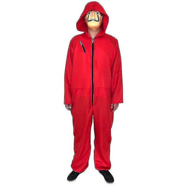 Barn Vuxen La Casa De Papel Halloween kostym med set Adult 3XL