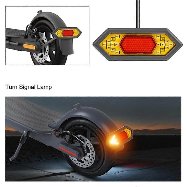 Elektrisk løbehjul baglygte lampe løbehjul baglygte til MAX G30 Kickscooter tilbehør