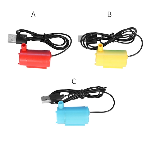2st Vattenpump Mini Aquarium Pump Dränkbar vattenfontän 2pcs