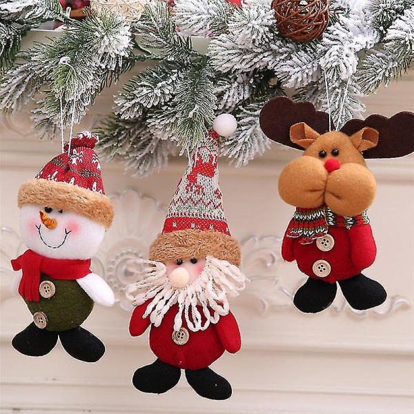 2 kpl Uusi Vuosi 2021 2023 Joulupukki Mies Nuket Joulukuusi Koriste Natal Rotta Kotilapsille F.1