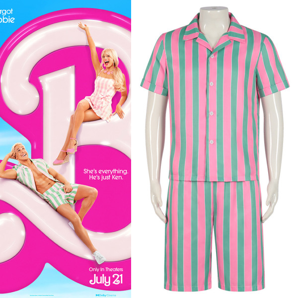 Barbie Kenny Set Cos Dress Kenny Beach Full Halloween Rollspel Cosplay kostym kenny set xxl