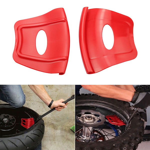 Til ATV Quad Motorcykel Dæk Installation Fælgbeskyttere Red