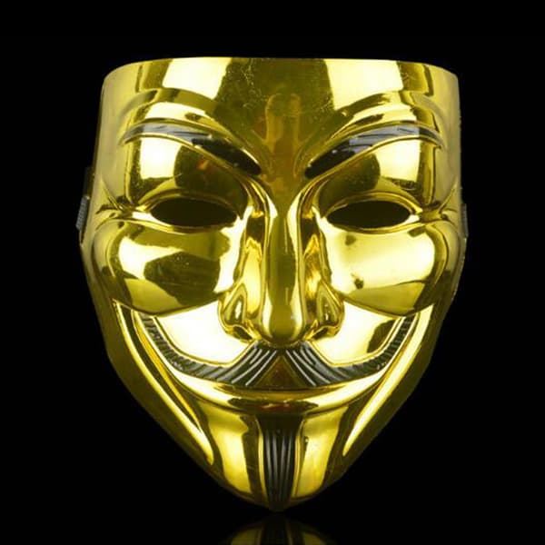 V for Vendetta Halloween-juhlanaamarit Silver