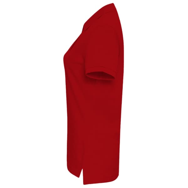 Asquith & Fox Dam/Dam Enkel kortärmad pikétröja  Ch Cherry Red XS