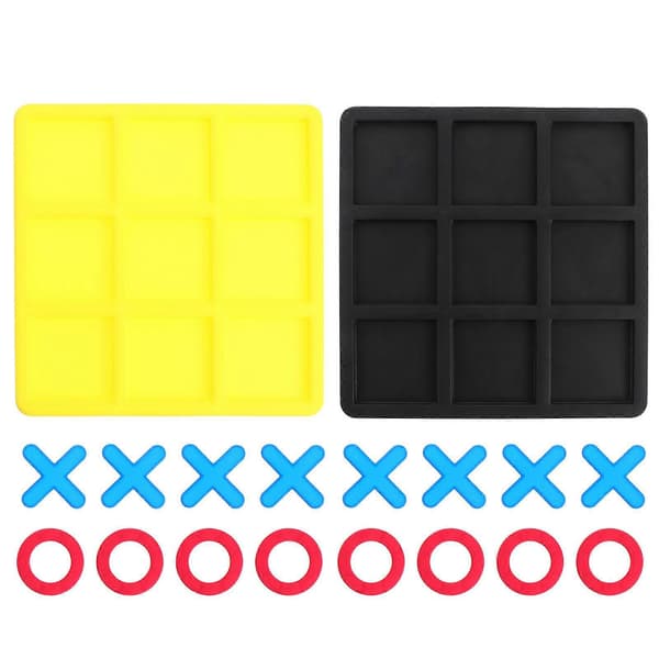 2 æsker Tic Tac Toe-spil, bulklegetøj, festspil, taktilt puslespil, taktilt Tic Tac Toe