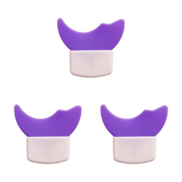 2/3/5 Multifunktionel Eyeliner Stencils Silikone Skabelon Lazy Purple 5.7 x 5cm 3Set