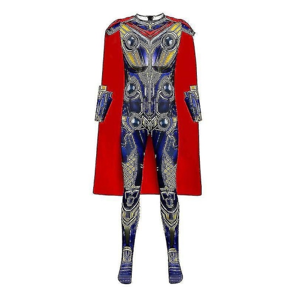 Thor Love and Thunder Barn Vuxen Dräkt Halloween Jumpsuit Outfit V
