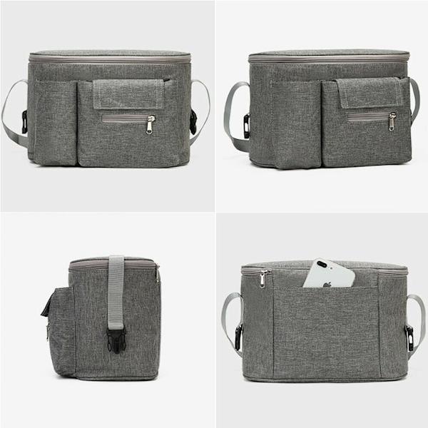 Baby Opbevaringspose Organizer Mor Koppenholder GRÅ grey