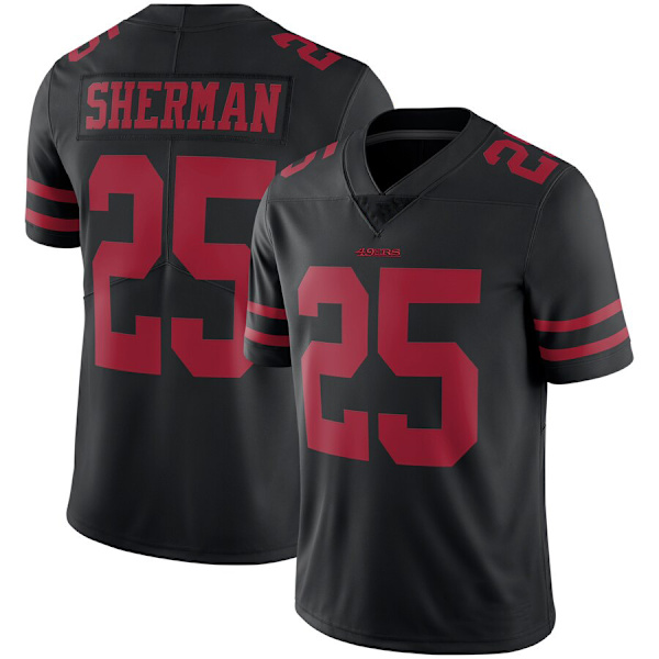49ers #25 Jimmie Ward jalkapallopaita black XXL