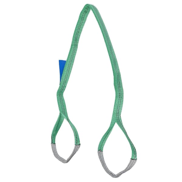 2T platt lyftsele höghållfast polyester kranlyftband riggtillbehör 4 meter