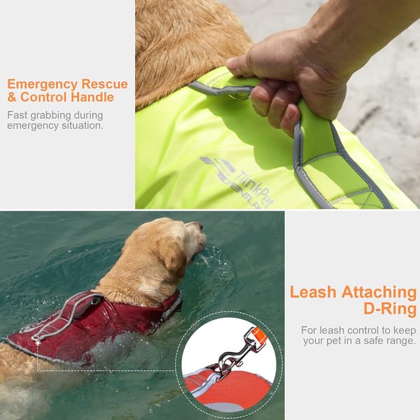 Thinkpet Dog Flytväst Reflekterande Lifesaver Floa