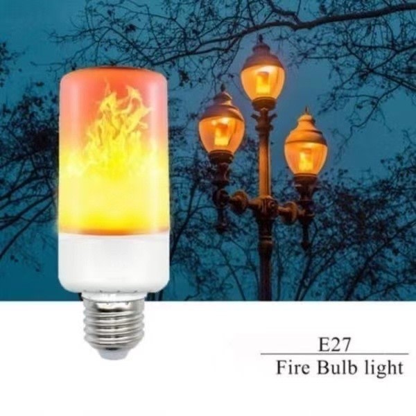 3 modeller LED Flicker Flame Lamp Bulb Fire Effect Juldekor