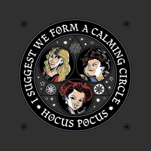 Disney Hocus Pocus Halloween Beroligende Cirkel Hættetrøje til mænd M