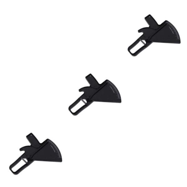 1/2/3 Rasvanpoltto-opas Ihopoimupihtimittari Laiha kunto Black 3Set
